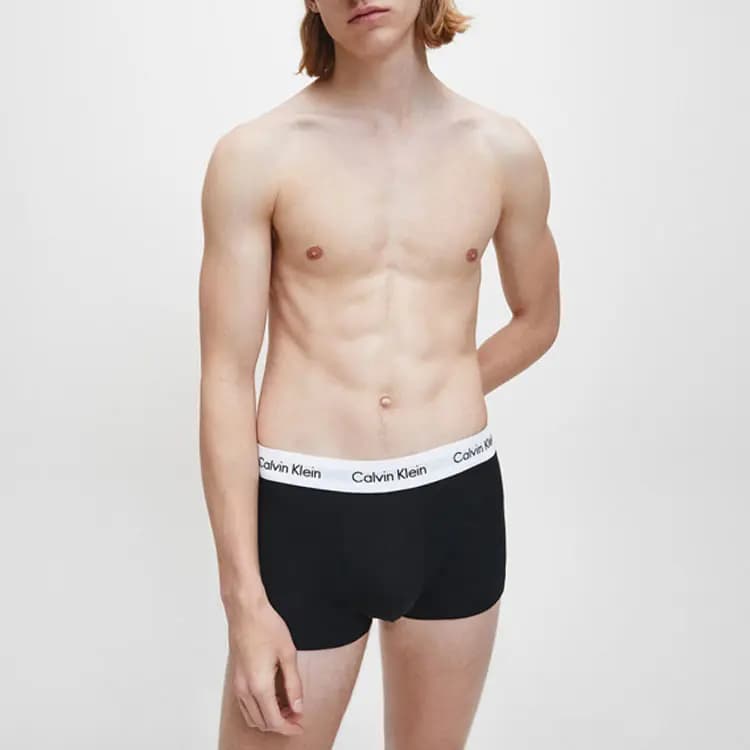 Calvin Klein Low Rise Boxer Briefs Kişi 3-lü 10