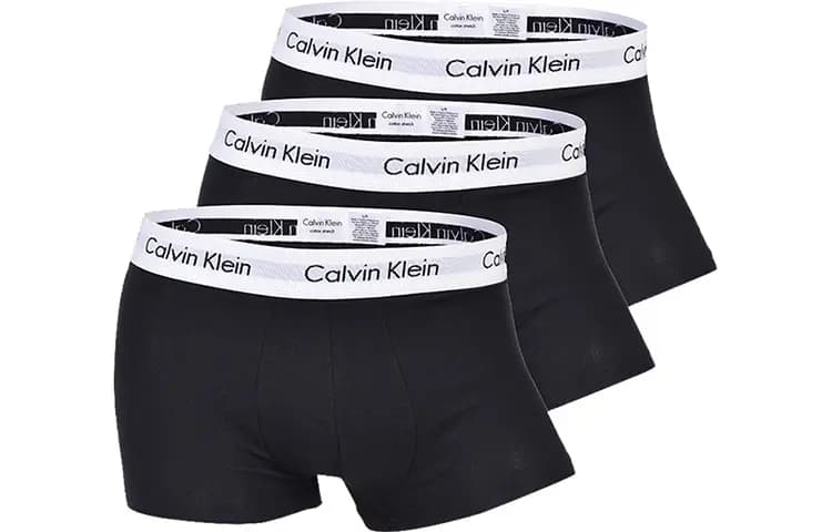 CALVIN KLEIN Kişi Alt Paltarı 3-lü Qara