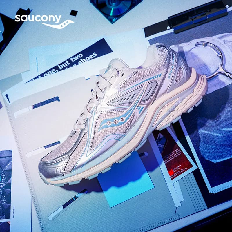 Saucony Kinvara 4 Unisex İdman Ayaqqabısı Boz/Gümüşü/Mavi 5