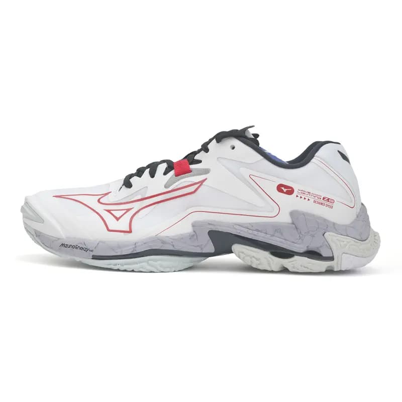 Mizuno Wave Lightning Z8 Badminton Ayaqqabısı Unisex Ağ/Göy 2