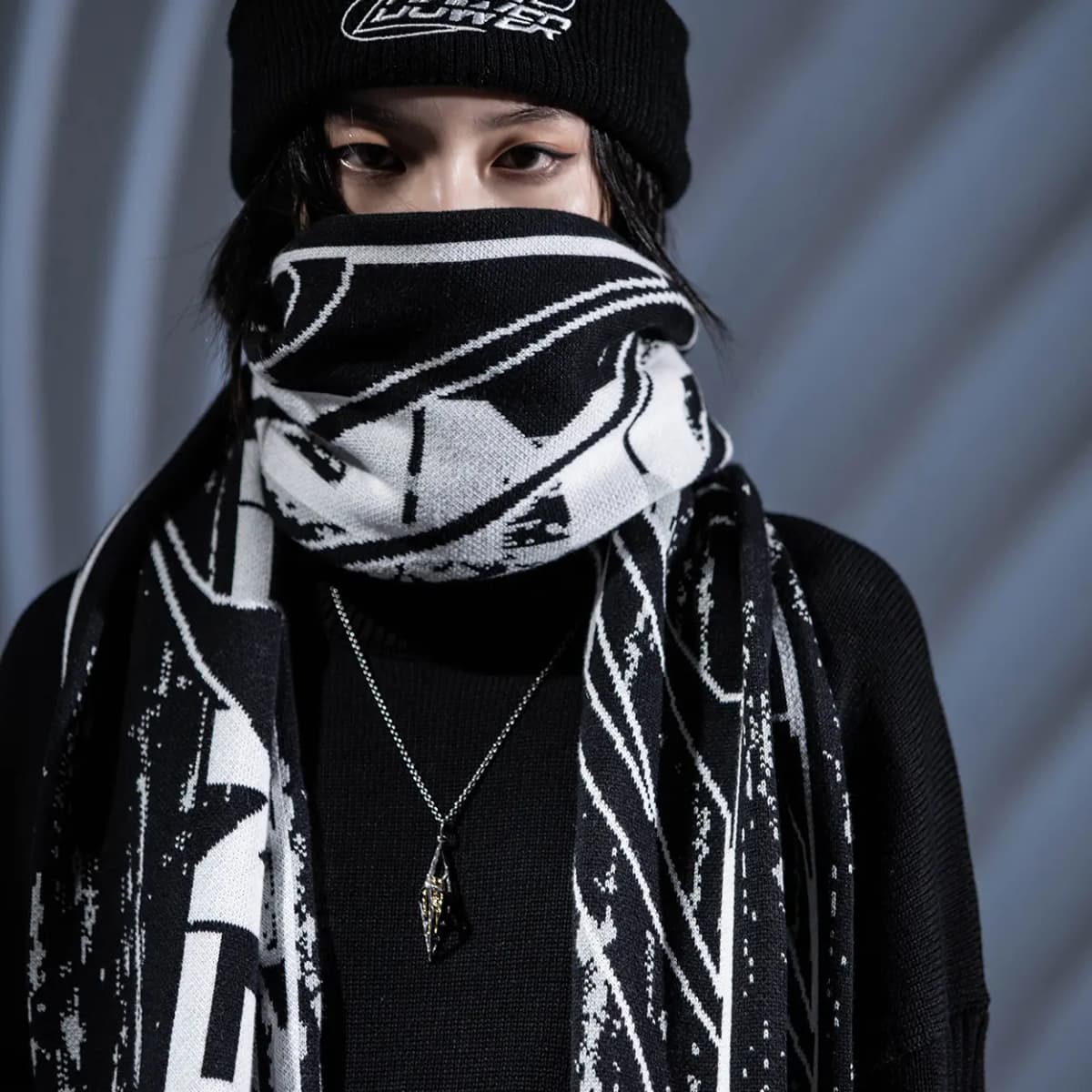 ENSHADOWER Knit Scarves Unisex 7