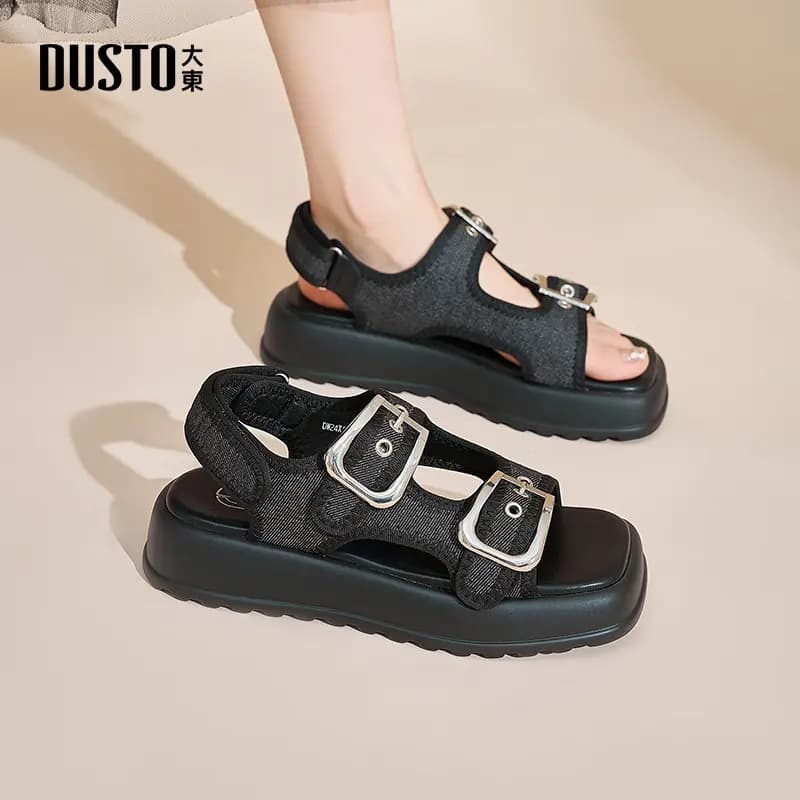 DUSTO Qadın Sandal 4sm 3