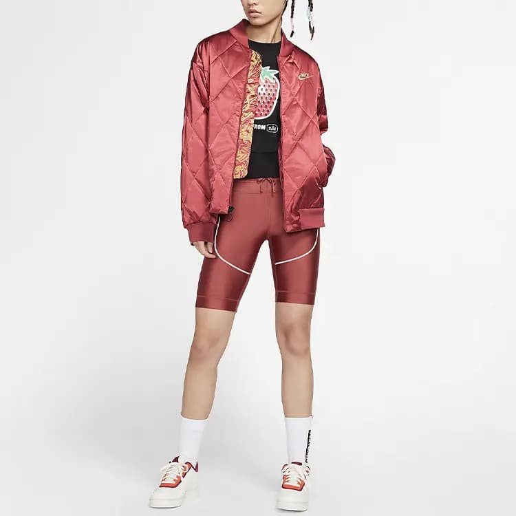 Nike Qadın Puffer Kurtkası Qırmızı 3