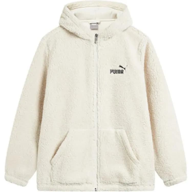 PUMA Velvet-feel Coat Unisex White