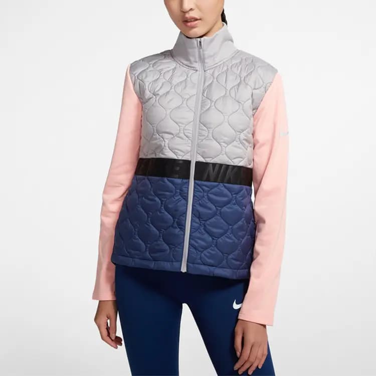 Nike Cropped Coats Women's Pink/Blue 3