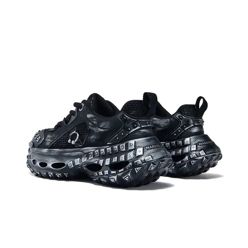 FAIRWHALE Silver River Stroll Chunky Sneakers Unisex 4