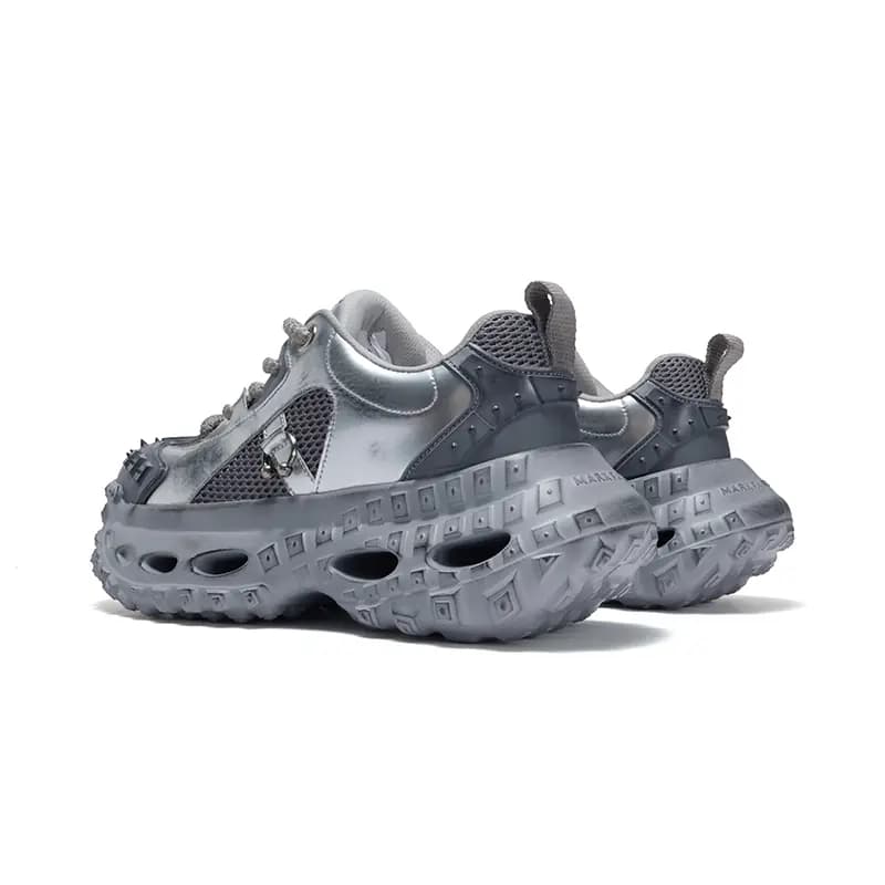 FAIRWHALE Silver River Stroll Chunky Sneakers Unisex 29