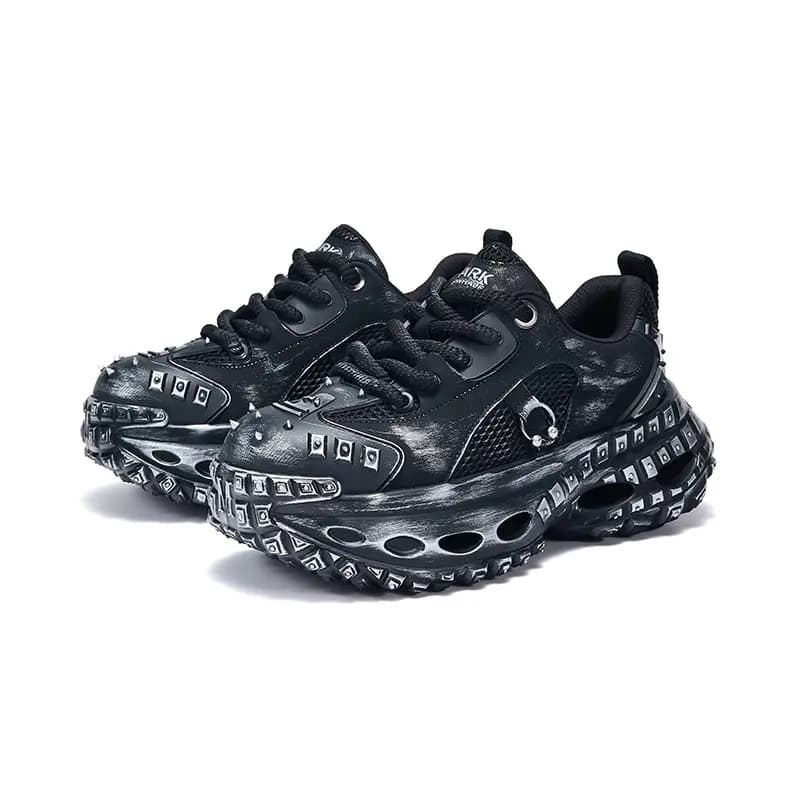 FAIRWHALE Silver River Stroll Chunky Sneakers Unisex 11