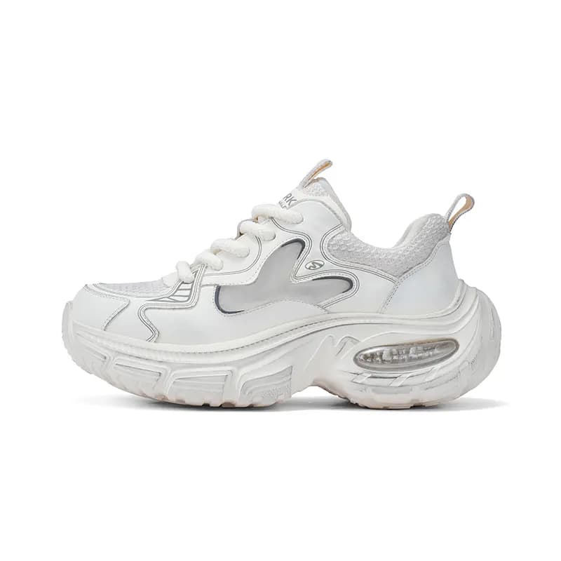 FAIRWHALE Silver River Stroll Chunky Sneakers Unisex 42