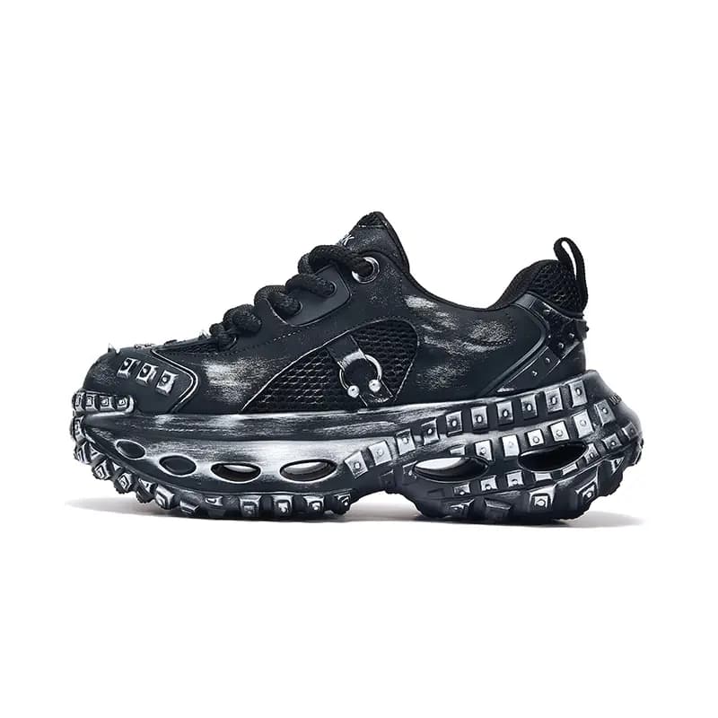 FAIRWHALE Silver River Stroll Chunky Sneakers Unisex 2