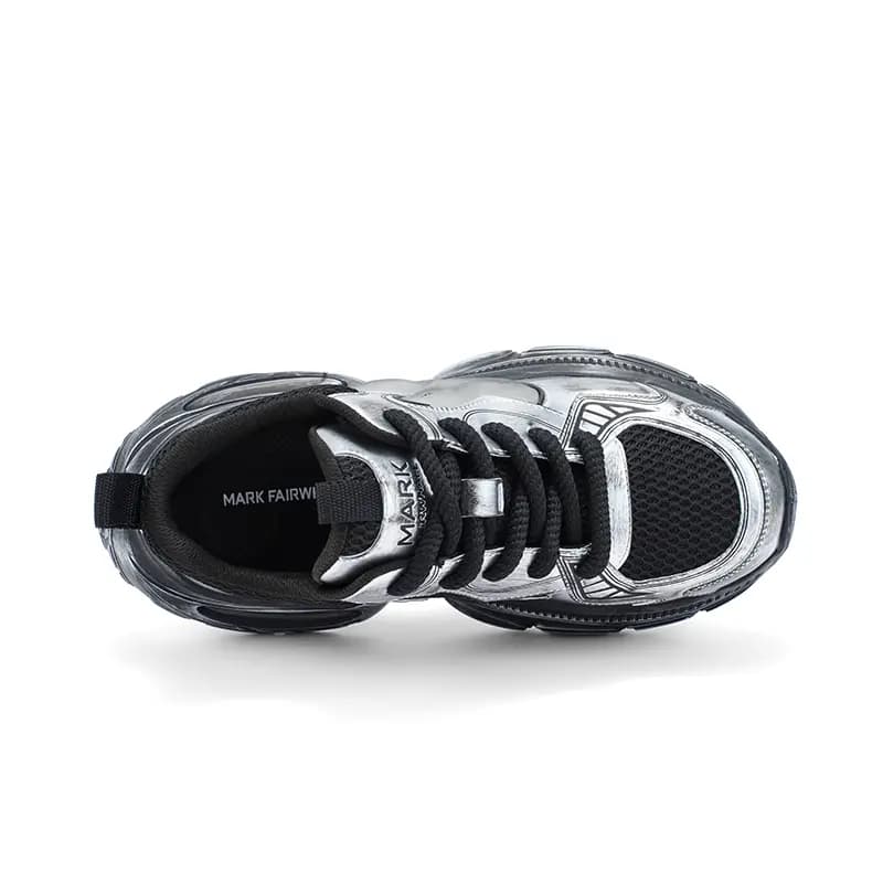 FAIRWHALE Silver River Stroll Chunky Sneakers Unisex 39