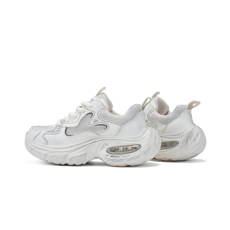 FAIRWHALE Silver River Stroll Chunky Sneakers Unisex 45