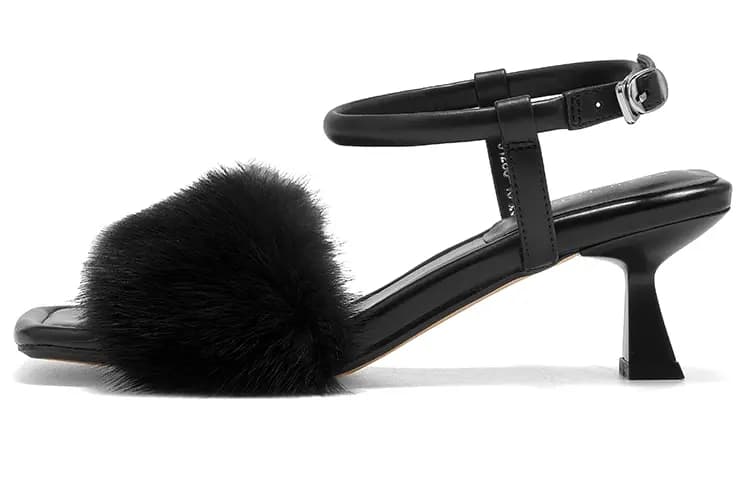 Beau Today Genuine Leather Comfortable Fashion Wear-Resistant Anti-Slip Height-Increasing Strap Sandals Women's 6