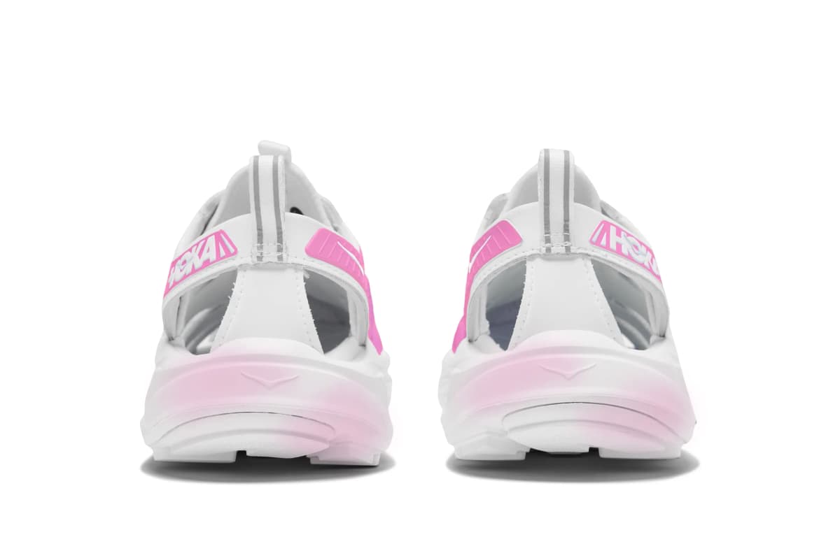HOKA ONE ONE Hopara Series 811 Manufacture Gradient Barbie Special Shoe Box River Trekking Shoes Unisex Pink White 4