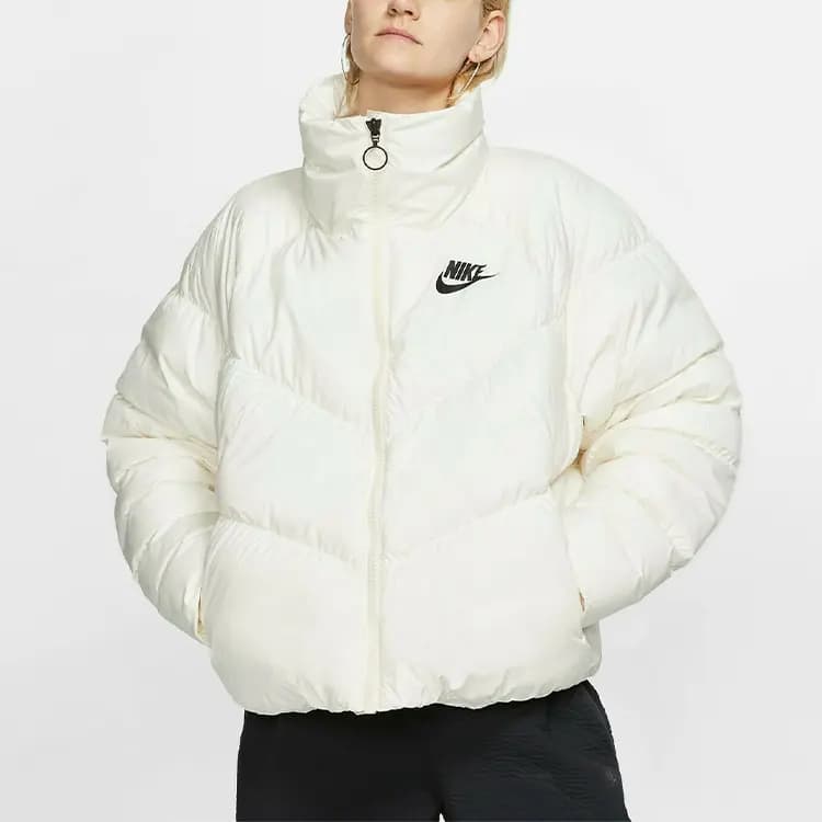 Nike Puffer Jacket Winter Women's White 4