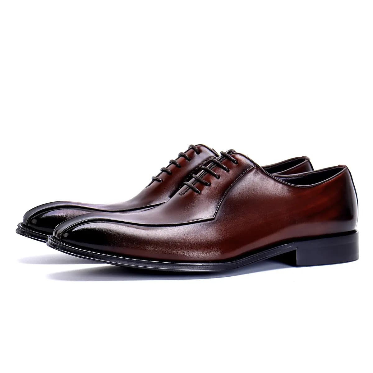 ASTON M.JAZZ Genuine Cowhide Leather Handmade British Versatile Commute Office Business Formal Leather Shoes Men's 3
