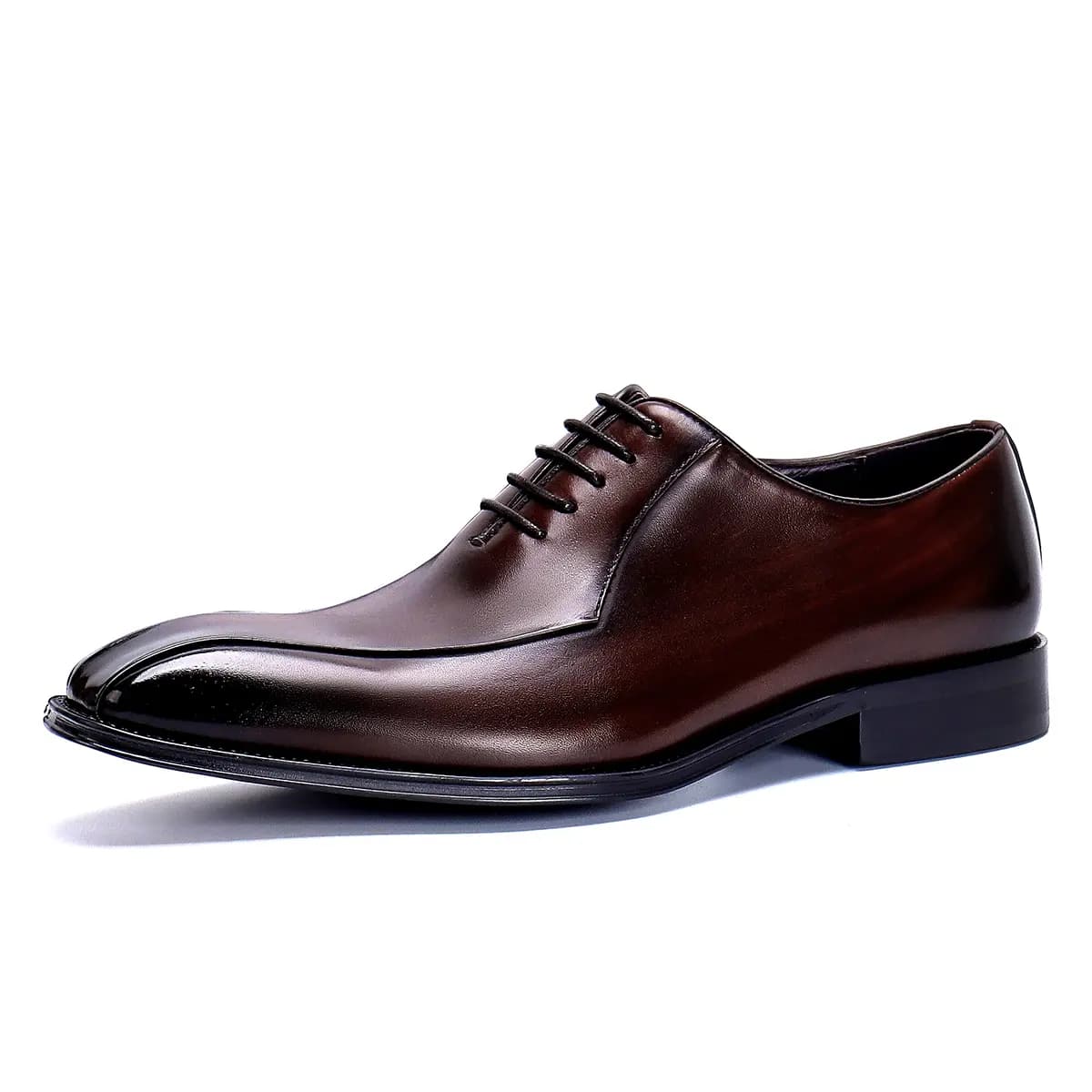 ASTON M.JAZZ Genuine Cowhide Leather Handmade British Versatile Commute Office Business Formal Leather Shoes Men's 2