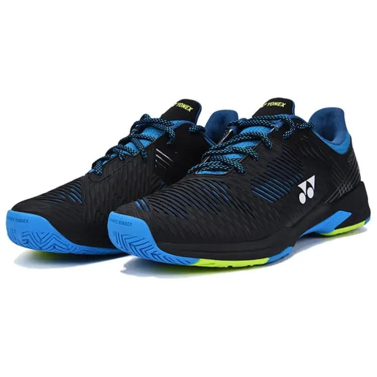 YONEX Unisex Tennis Ayaqqabısı Qara/Mavi 4