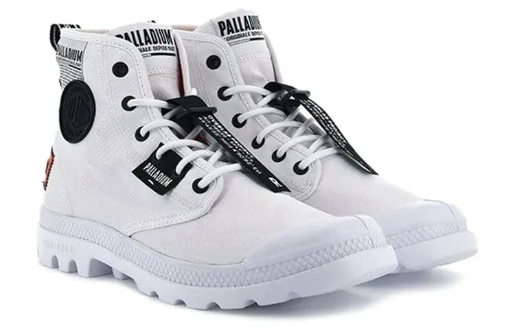 Palladium Pampa Martin Boots Unisex White 3