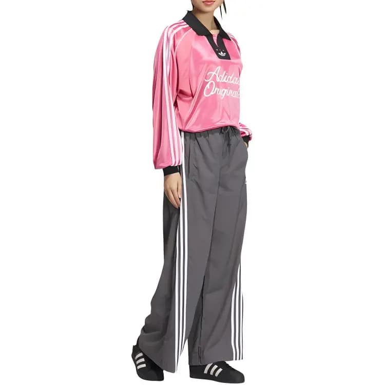 Adidas Polo Shirts Unisex Light Rose Red 4