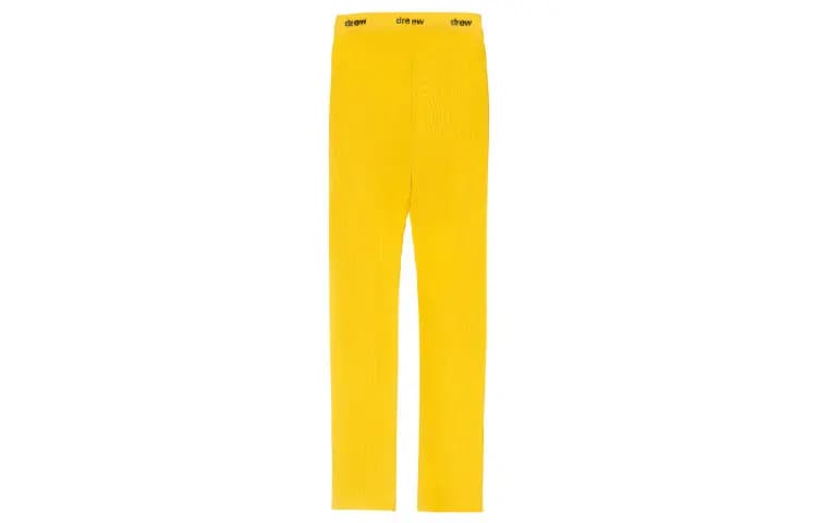 Drew House Letter Logo Leggings Qadın Qızılı 4