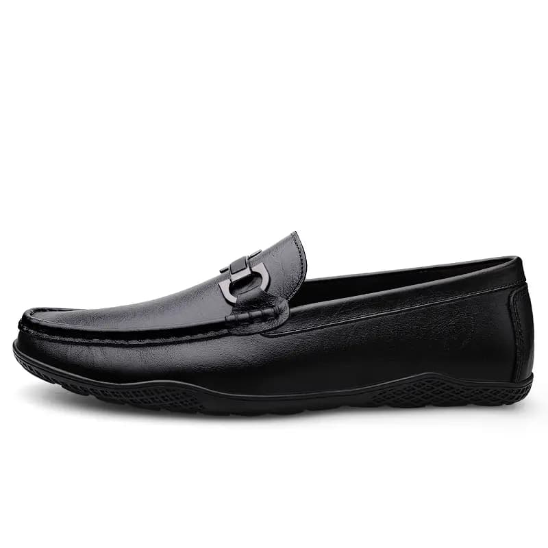 Bull Charm Kişi Dəri Moccasin Ayaqqabısı