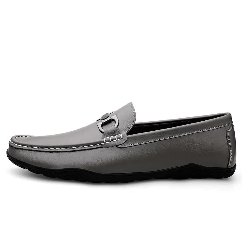 Bull Charm Split Leather Fashion Comfortable Moccasin Shoes Men's 7