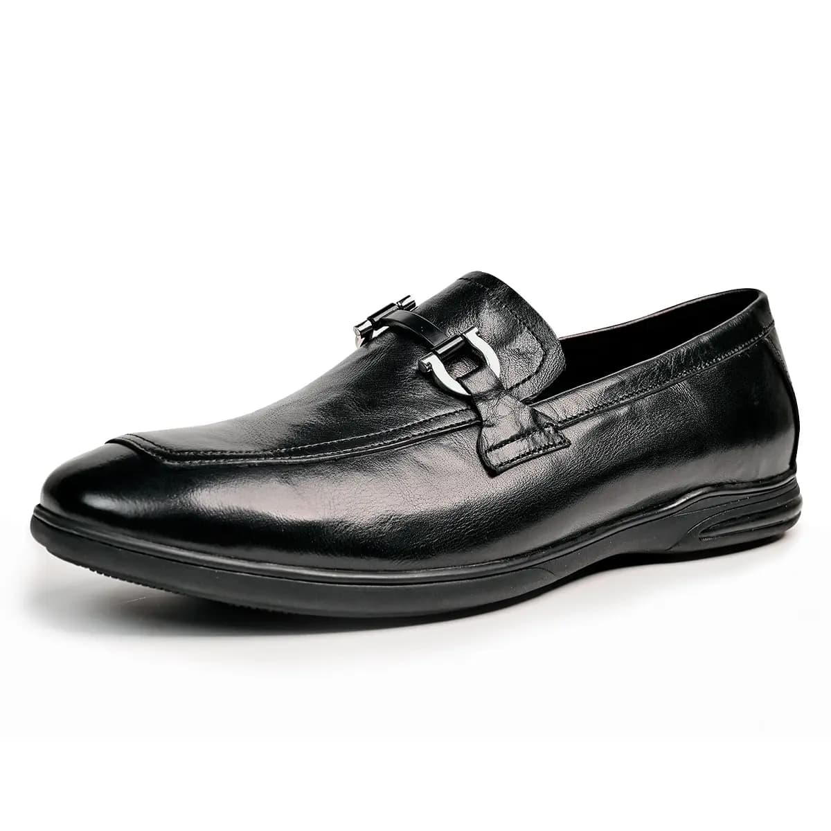 Brounvanm Top Layer Leather Fashion Comfortable Driving Shoes Men's 2