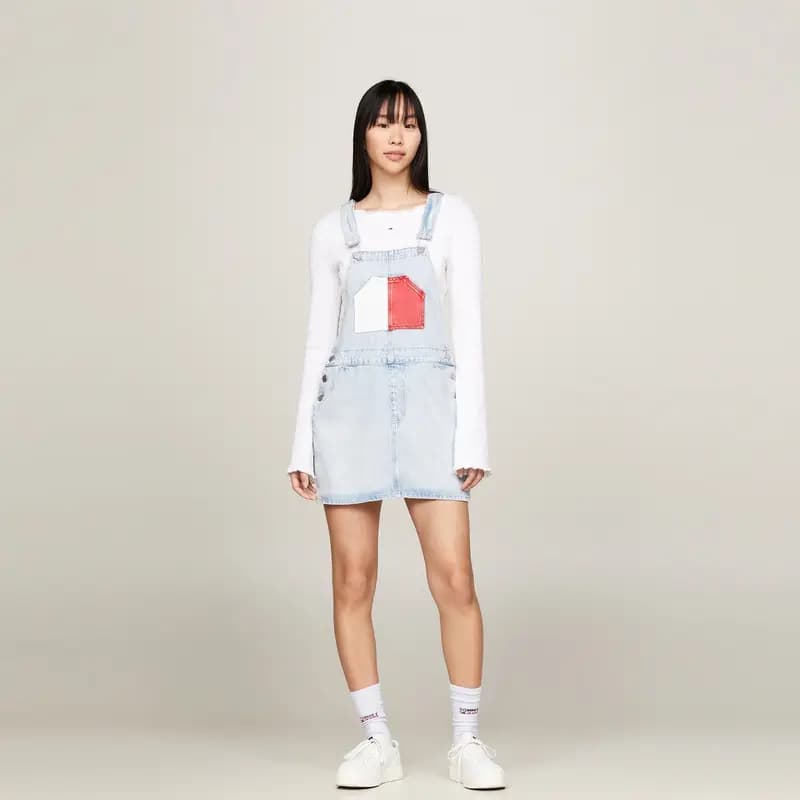 Tommy Hilfiger Qadın Denim Ətək Mavi 5