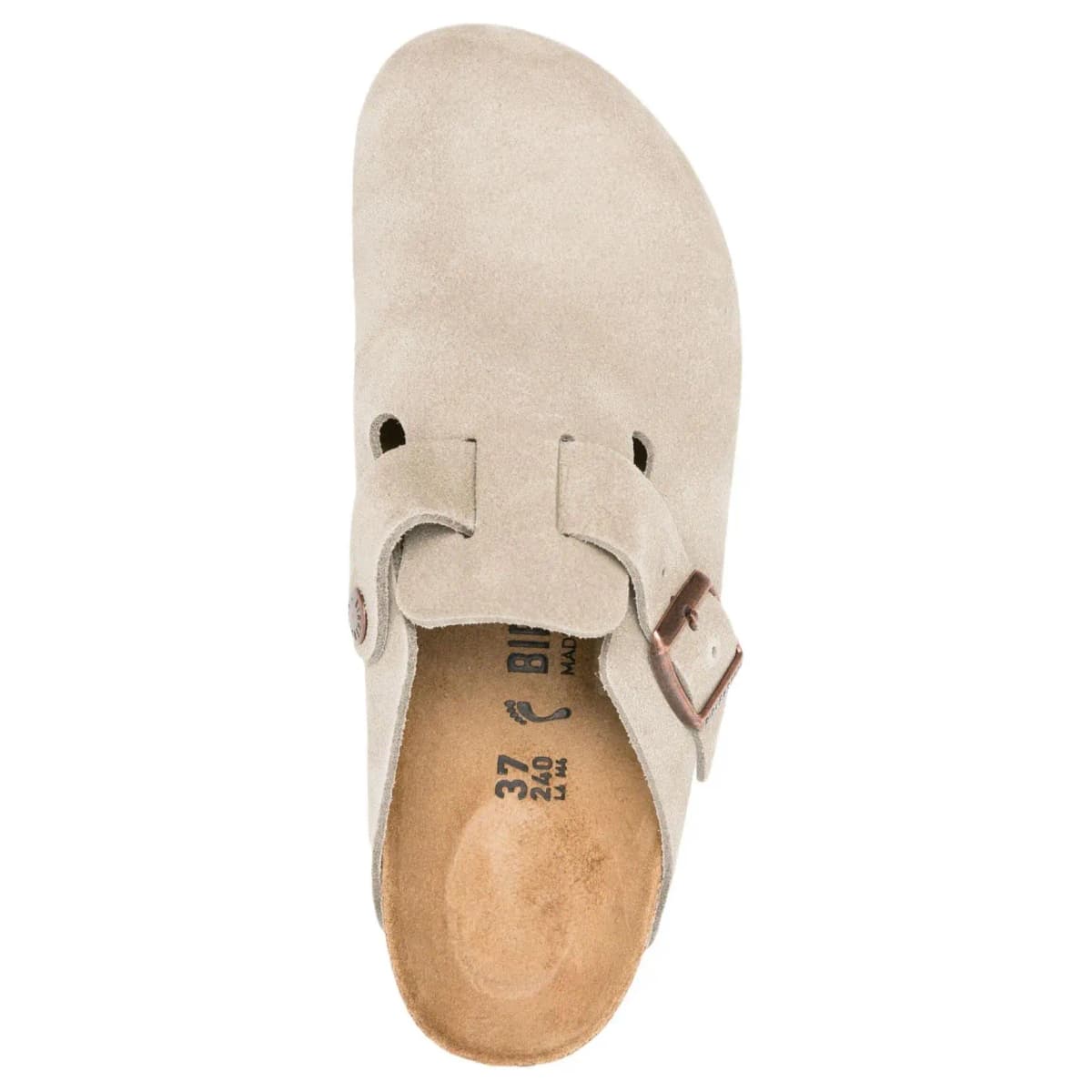 Birkenstock Boston Suede Qadın Sandalı Taupe 5