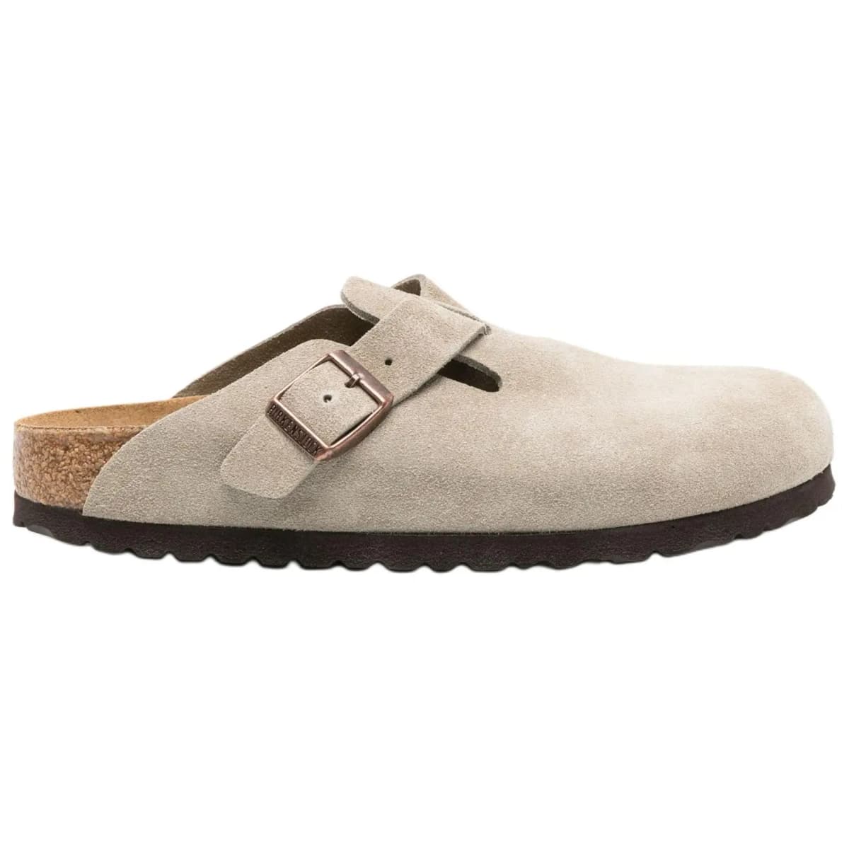 Birkenstock Boston Suede Qadın Sandalı Taupe 2