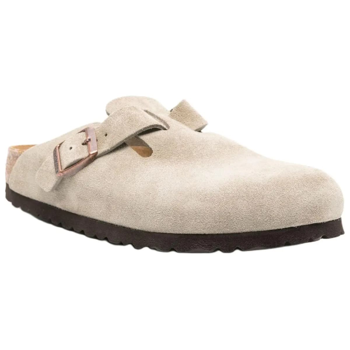 Birkenstock Boston Suede Qadın Sandalı Taupe 3
