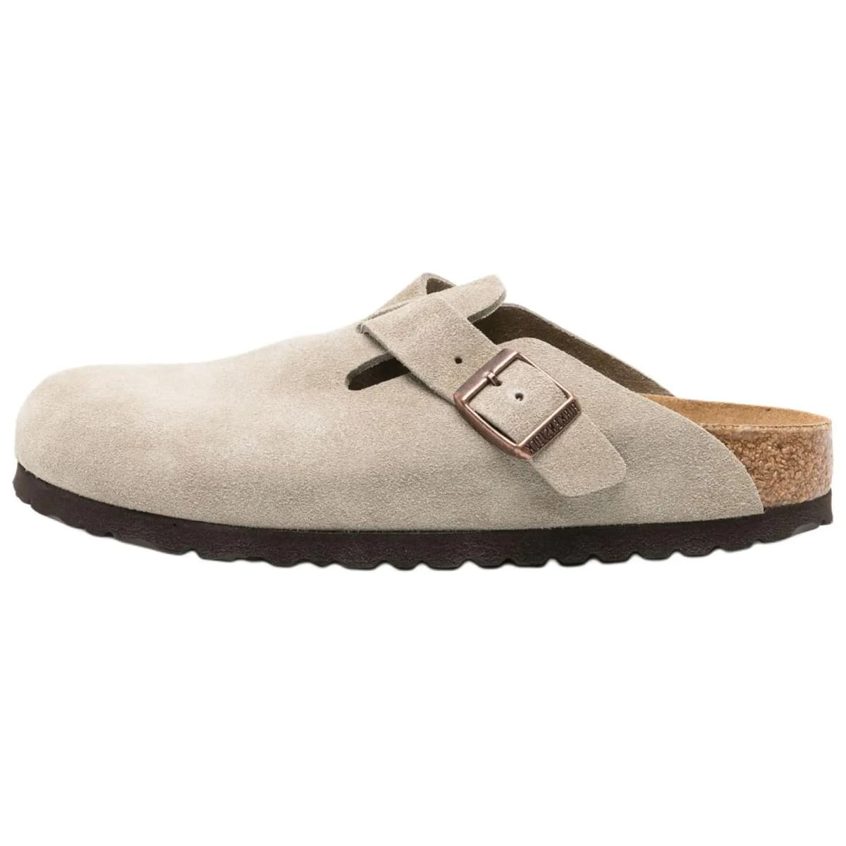 Birkenstock Boston Suede Qadın Sandalı Taupe