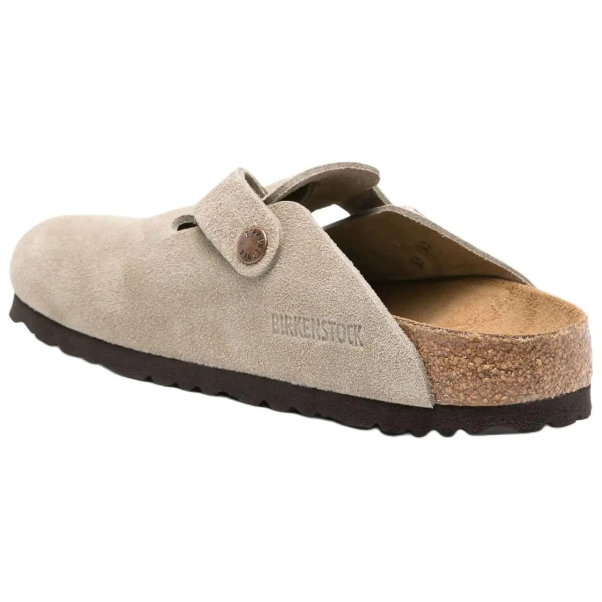 Birkenstock Boston Suede Qadın Sandalı Taupe 4