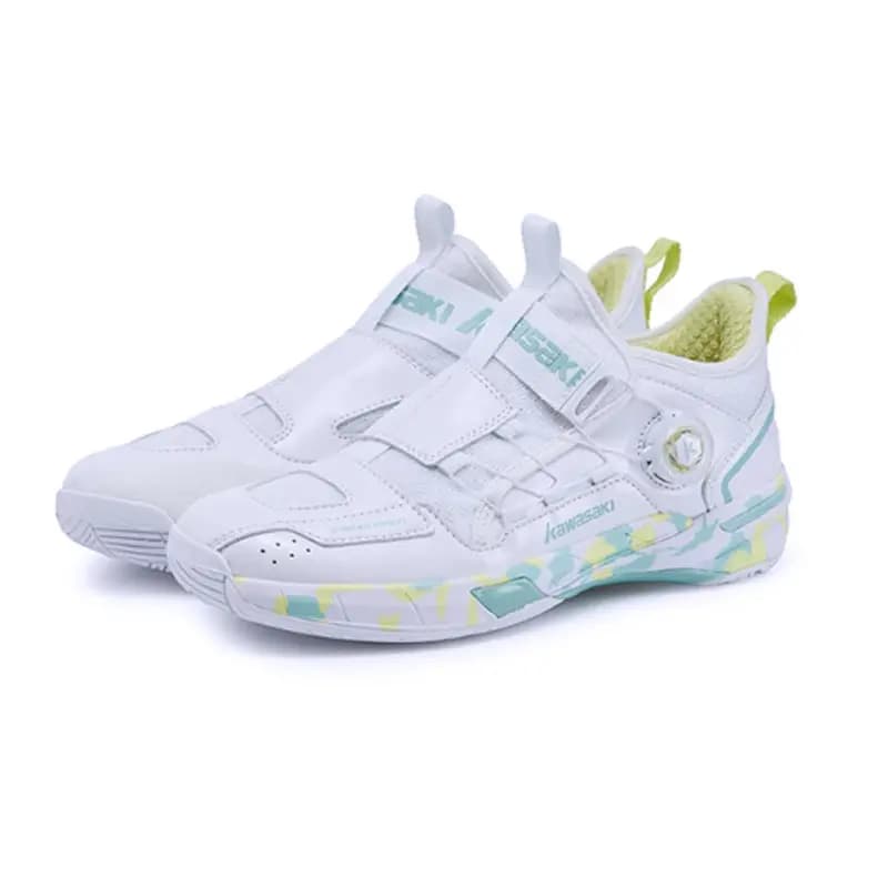 Kawasaki Traverse 2.0 Cushioning, Abrasion Resistant Coverage, Rebound Mid Top Badminton Shoes Unisex 10