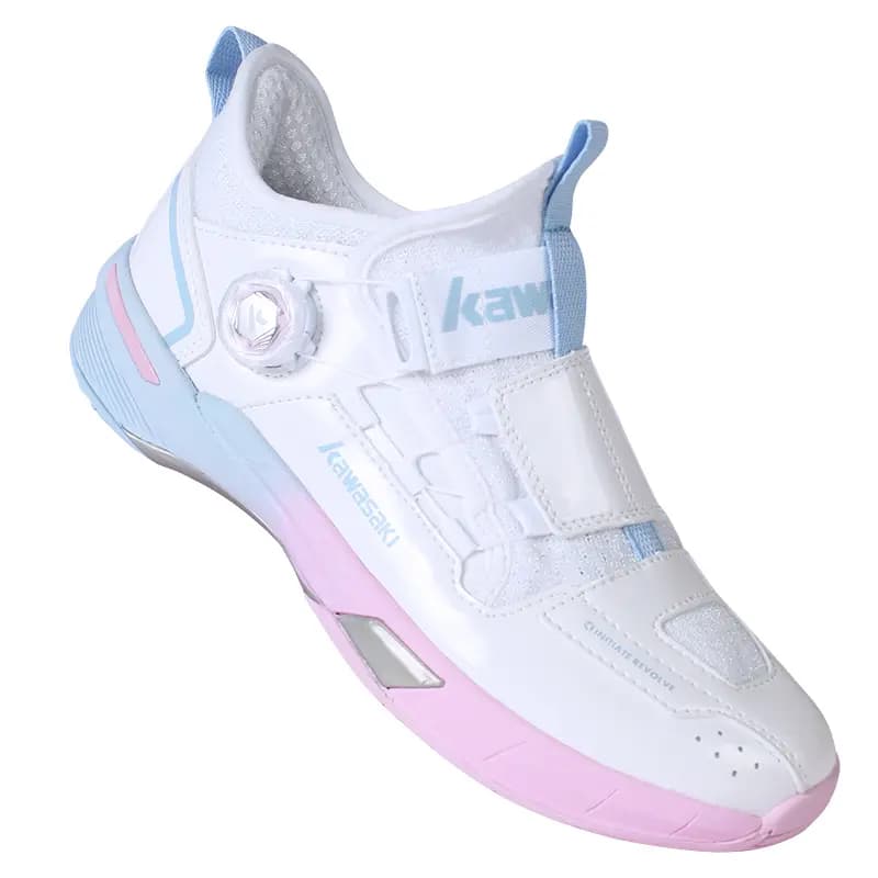 Kawasaki Traverse 2.0 Cushioning, Abrasion Resistant Coverage, Rebound Mid Top Badminton Shoes Unisex 5