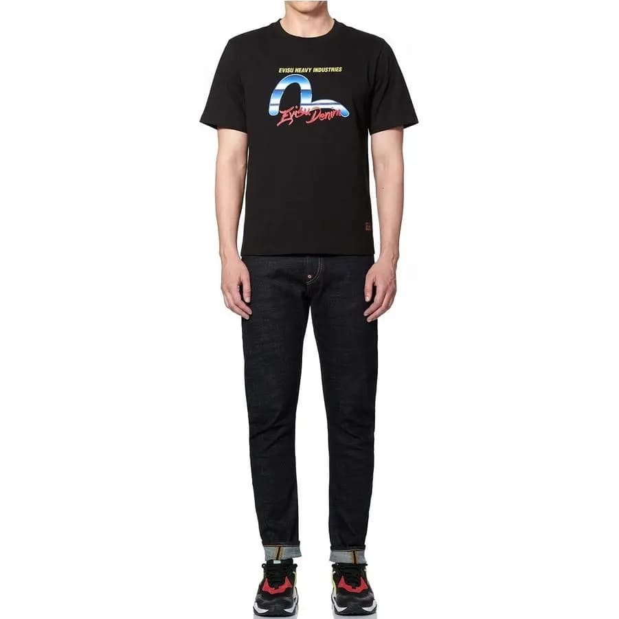 EVISU Seagull Badge Kişi Cinsi Mavi 6