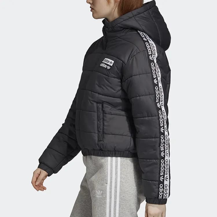 adidas Originals Padded Qısa Qadın Pencəyi Qara 5