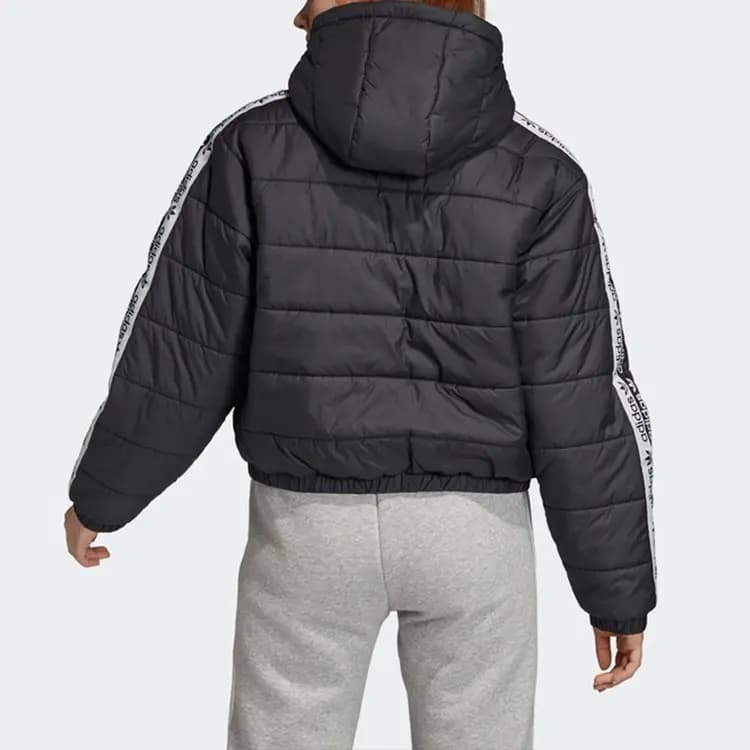adidas Originals Padded Qısa Qadın Pencəyi Qara 4