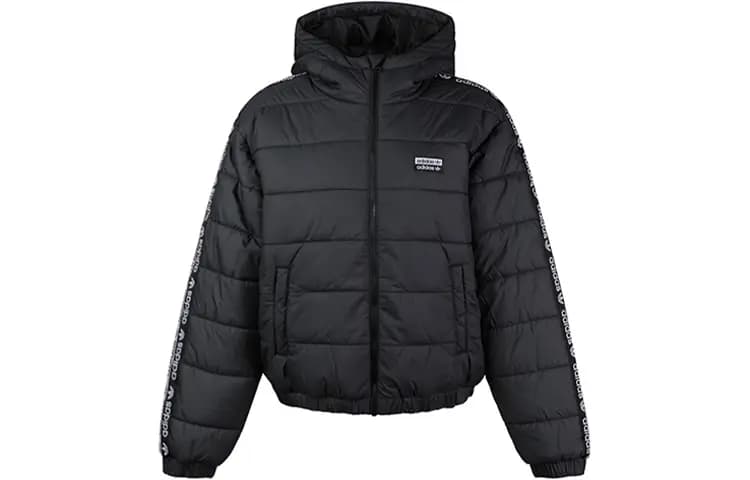adidas Originals Padded Qısa Qadın Pencəyi Qara