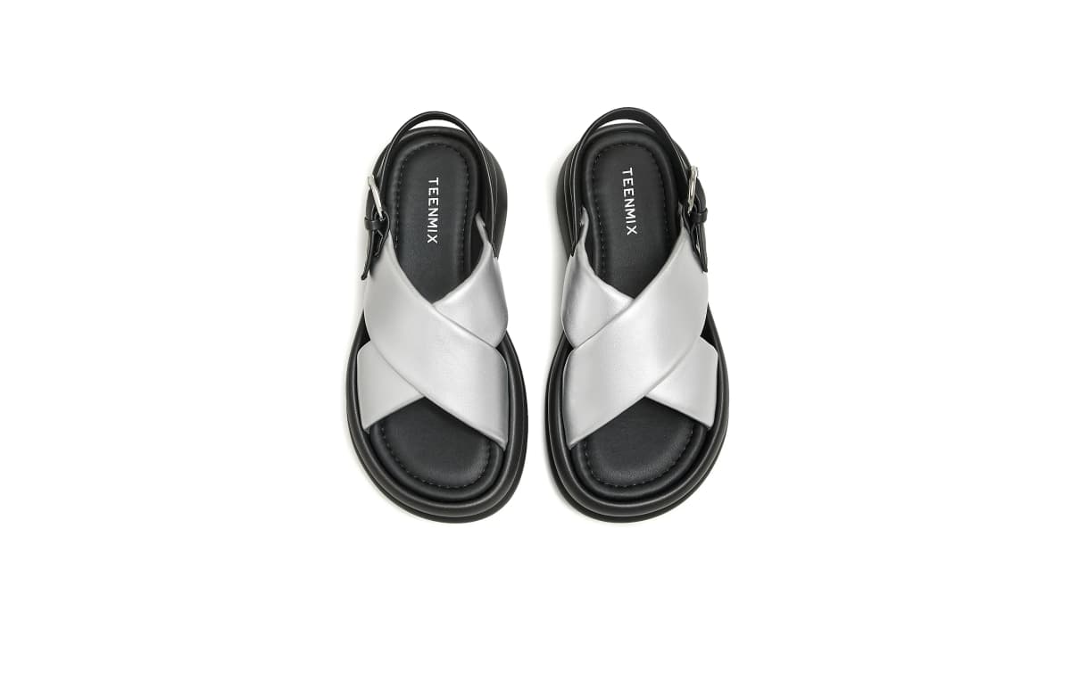 teenmix Thick Sole Comfortable One-Strap Sandals Women's 10