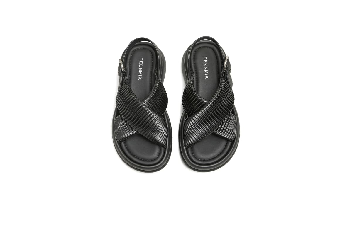 teenmix Thick Sole Comfortable One-Strap Sandals Women's 5
