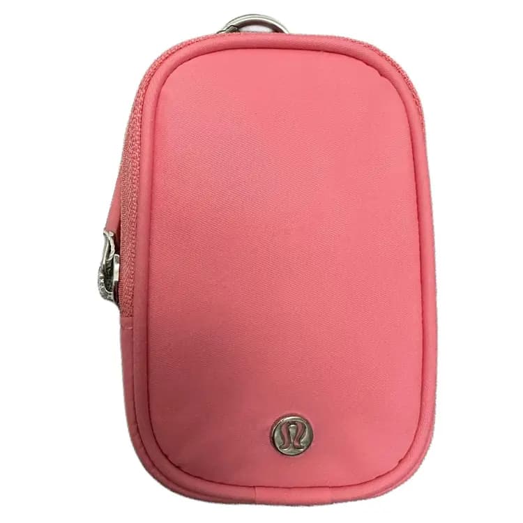 lululemon Athletica Clip-On Nano Açar Çantası Qadın Albalı Çiçəyi Çəhrayı