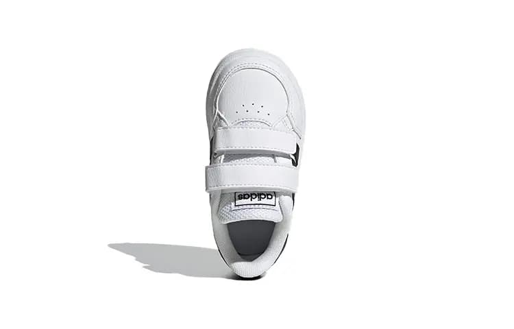 Adidas Neo Breaknet Low Top Skateboard Shoes White Black Infant And Toddler 5