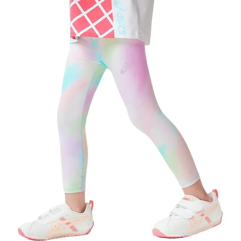 Asics Kids Leggings Çəhrayı/Yaşıl 3