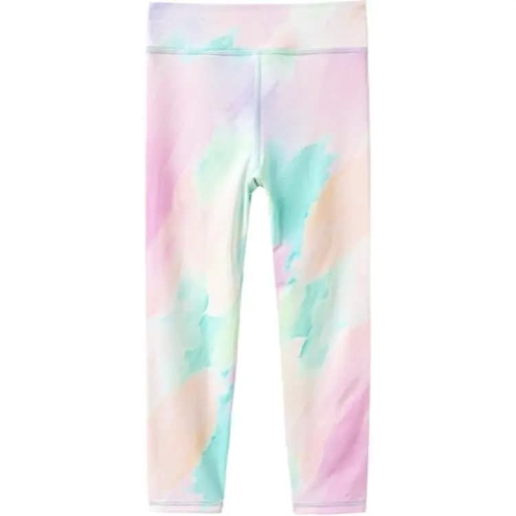 Asics Kids Leggings Çəhrayı/Yaşıl 2