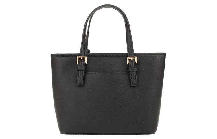 MICHAEL KORS Jet Set Dəri Çanta Qadın Qara 4