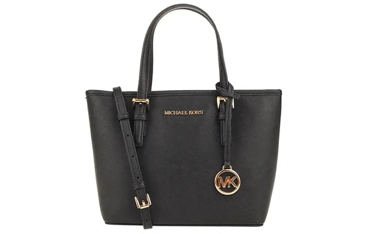 MICHAEL KORS Jet Set Dəri Çanta Qadın Qara