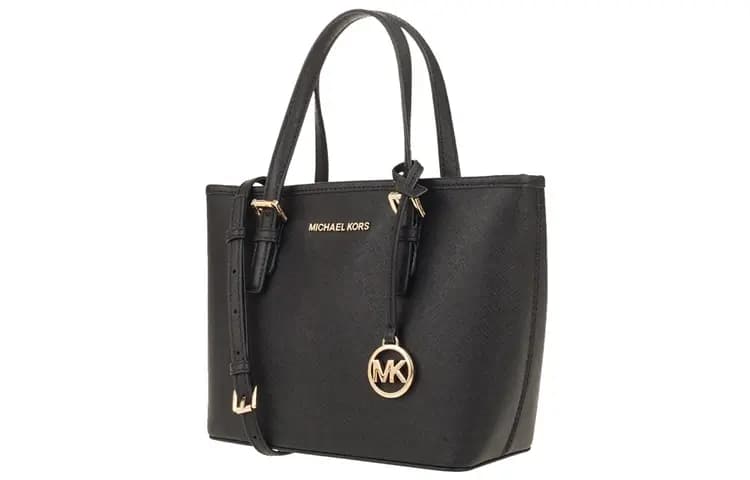 MICHAEL KORS Jet Set Dəri Çanta Qadın Qara 2