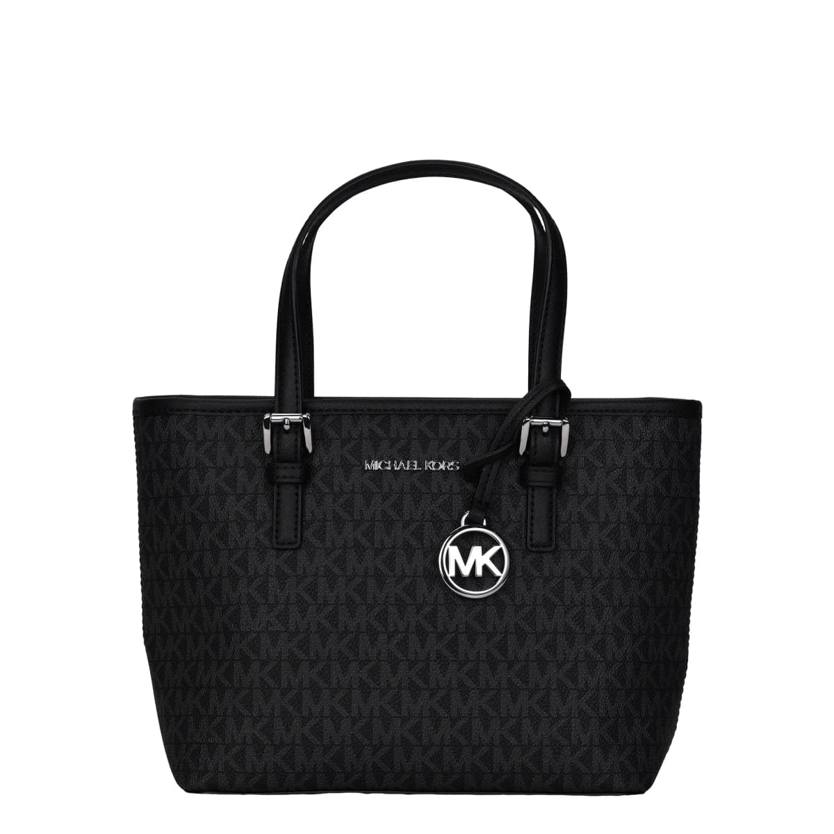 MICHAEL KORS Jet Set PVC Çanta Qadın Qara 2